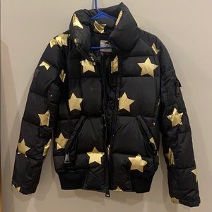 SAM. New York black/gold star Freestyle puffer S